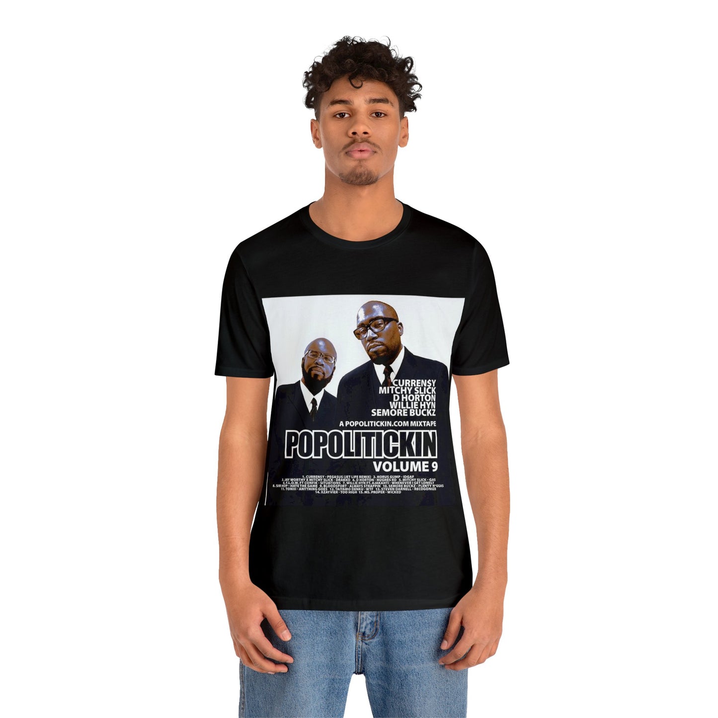 PoPolitickin The Mixtape Volume 9 - Unisex Jersey Short Sleeve Tee