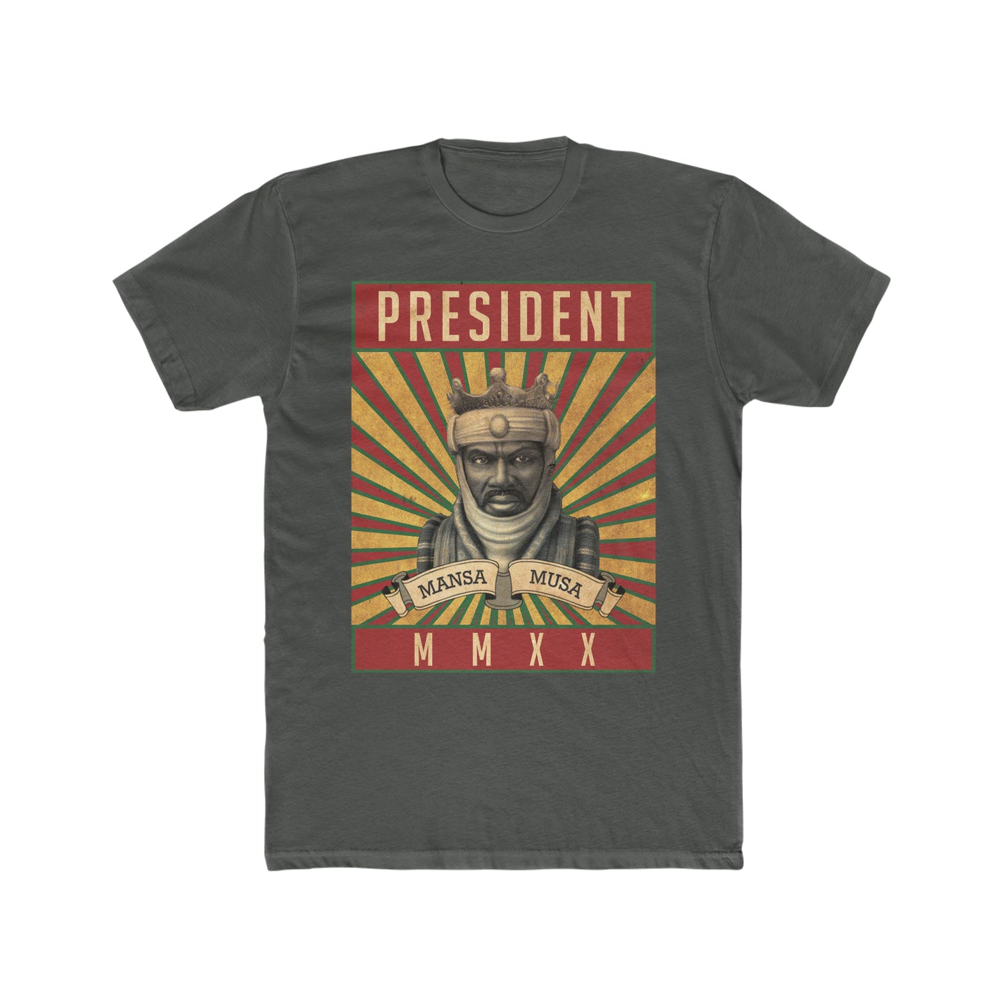 Mansa Musa For President 2020 - Men's Cotton Crew Tee
