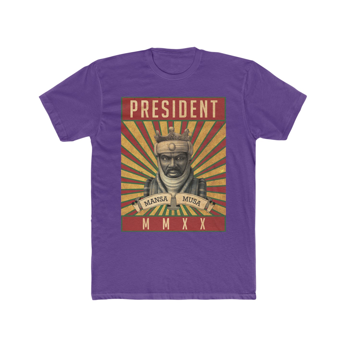 Mansa Musa For President 2020 - Men's Cotton Crew Tee