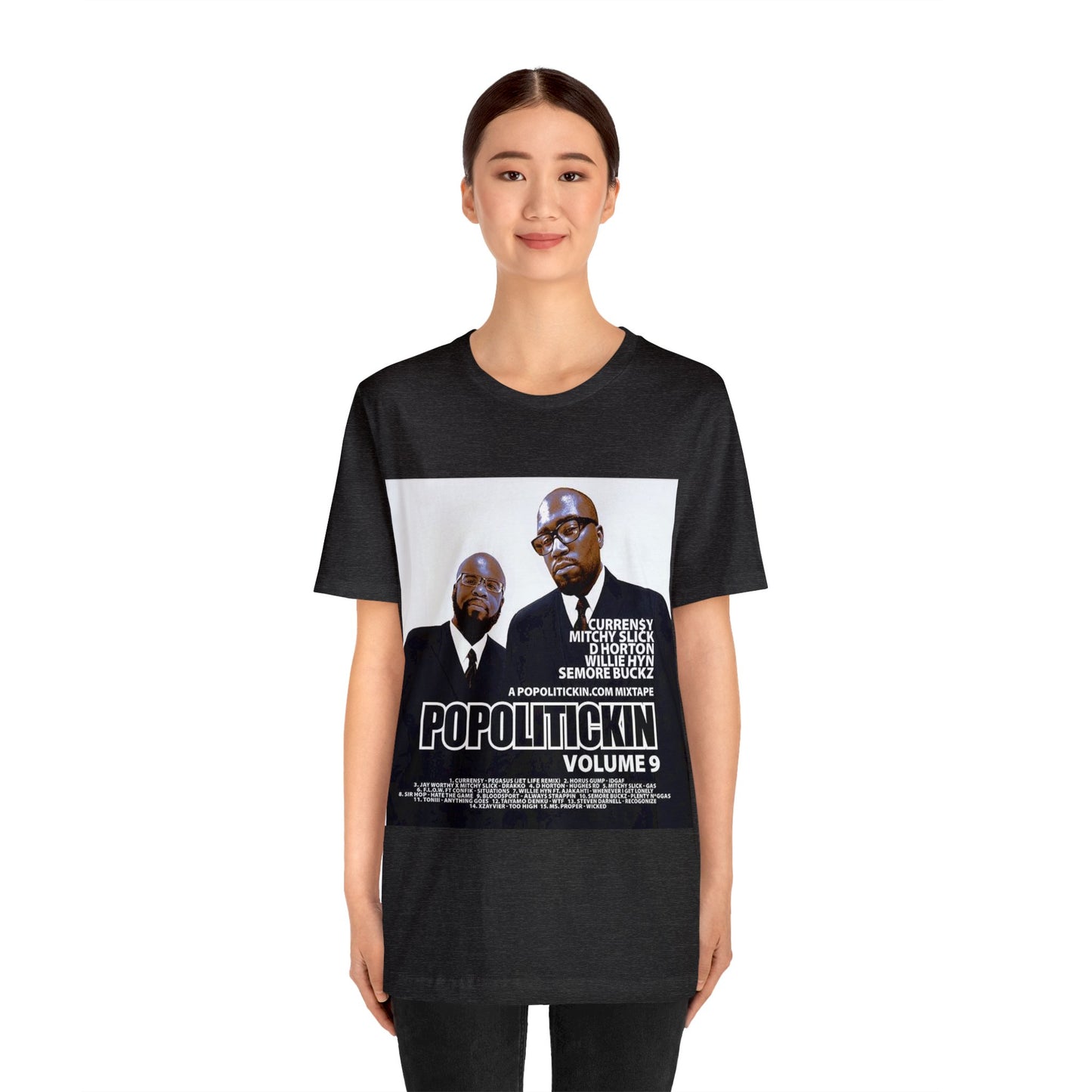 PoPolitickin The Mixtape Volume 9 - Unisex Jersey Short Sleeve Tee