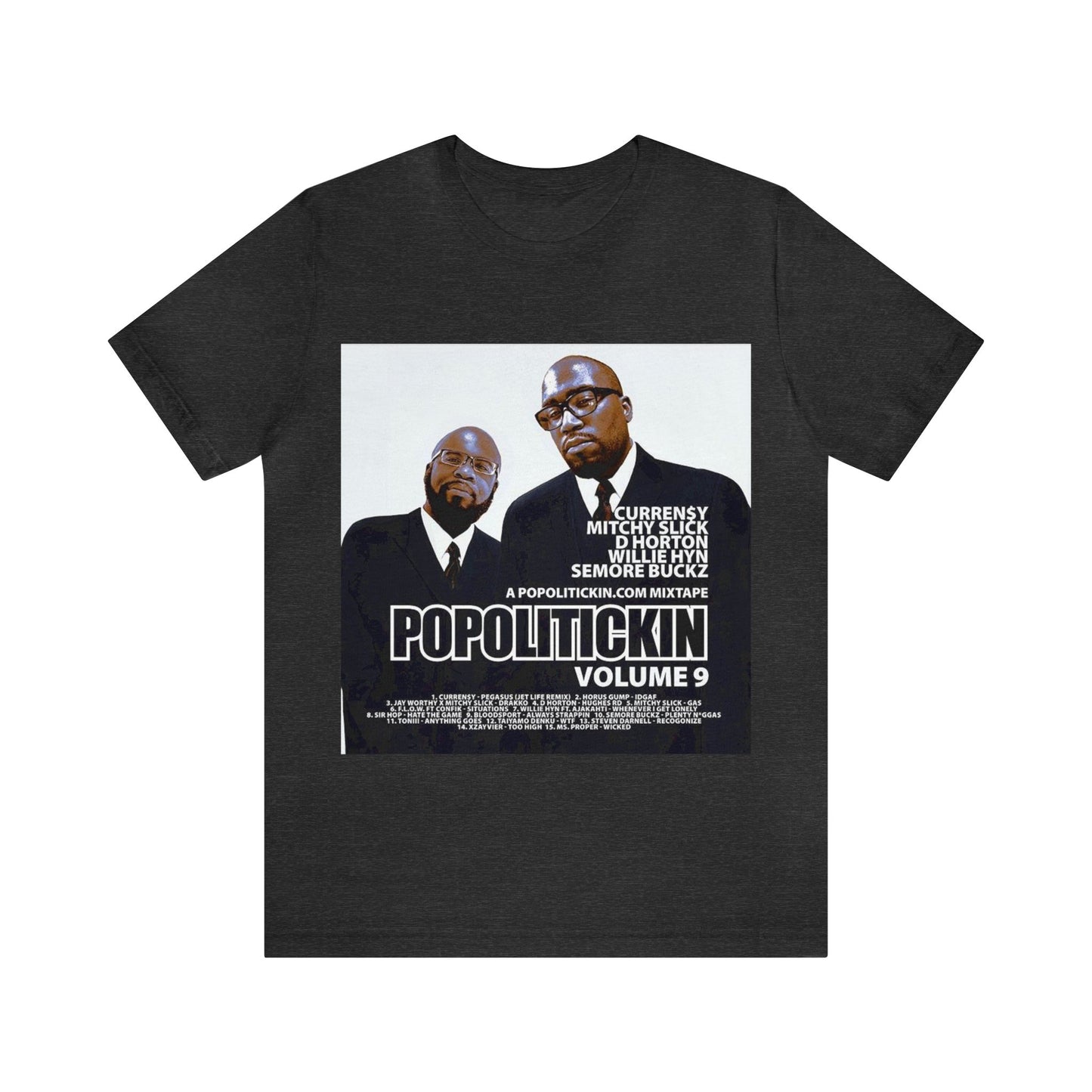 PoPolitickin The Mixtape Volume 9 - Unisex Jersey Short Sleeve Tee