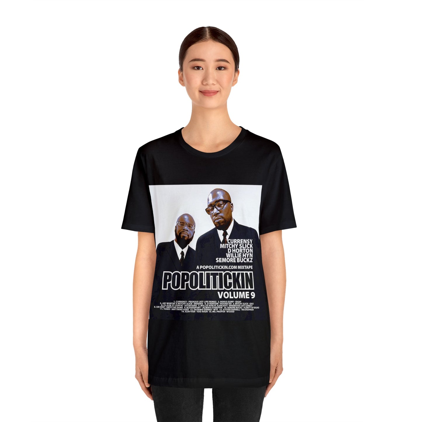 PoPolitickin The Mixtape Volume 9 - Unisex Jersey Short Sleeve Tee