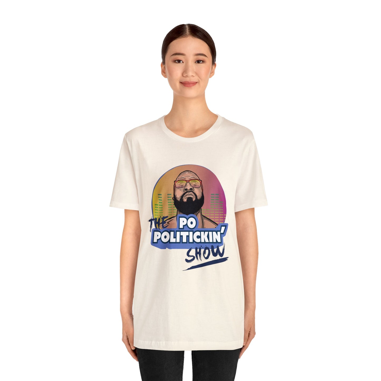 PoPolitickin 10 Year Anniversay Unisex Jersey Short Sleeve Tee