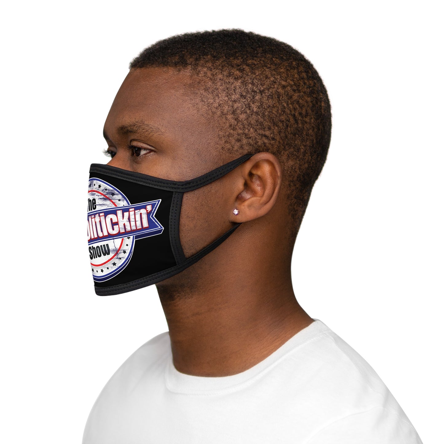 Po Politickin Mixed-Fabric Face Mask