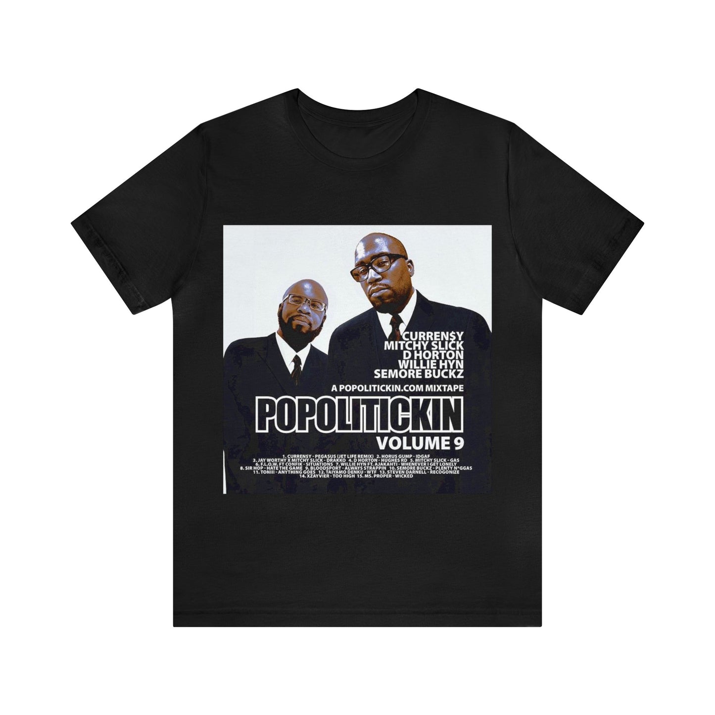 PoPolitickin The Mixtape Volume 9 - Unisex Jersey Short Sleeve Tee