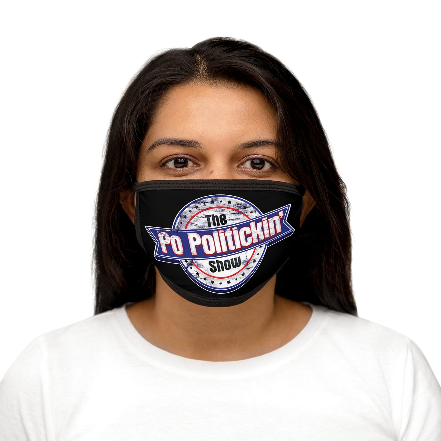 Po Politickin Mixed-Fabric Face Mask