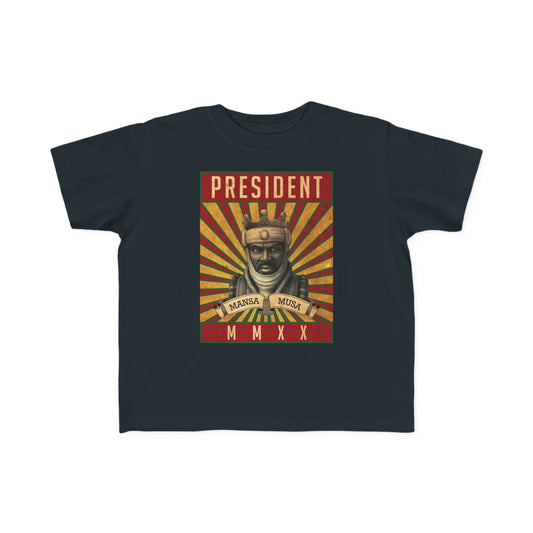 Mansa Musa For President 2020 - Kid's Fine Jersey Tee