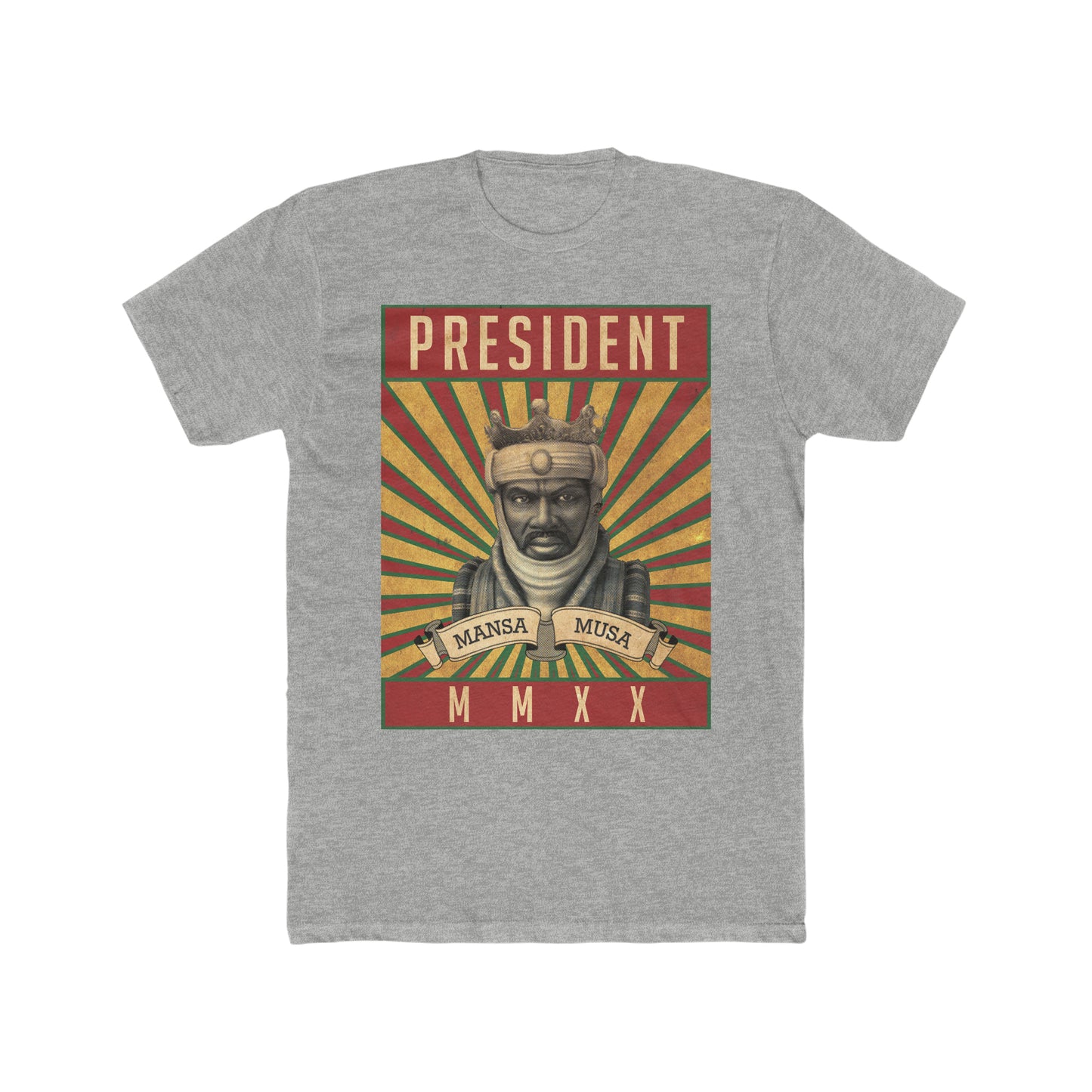 Mansa Musa For President 2020 - Men's Cotton Crew Tee